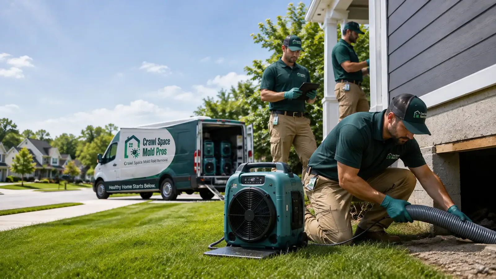 Crawl Space Mold Removal in Hecker, IL